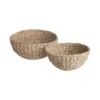2-tlg. Korbset Rund RUSH ROPE In Natur -Butlers butlers 2 tlg korbset rund rush rope in natur