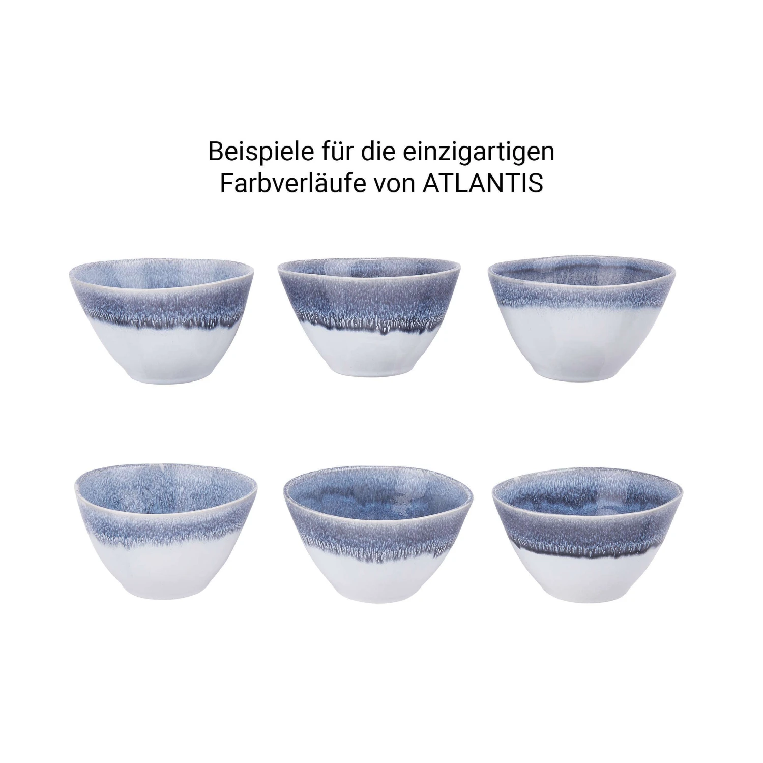 4x Schale 640ml ATLANTIS in Blau 4x Schale 640ml ATLANTIS In Blau -Butlers butlers 4x schale 640ml atlantis in blau 7