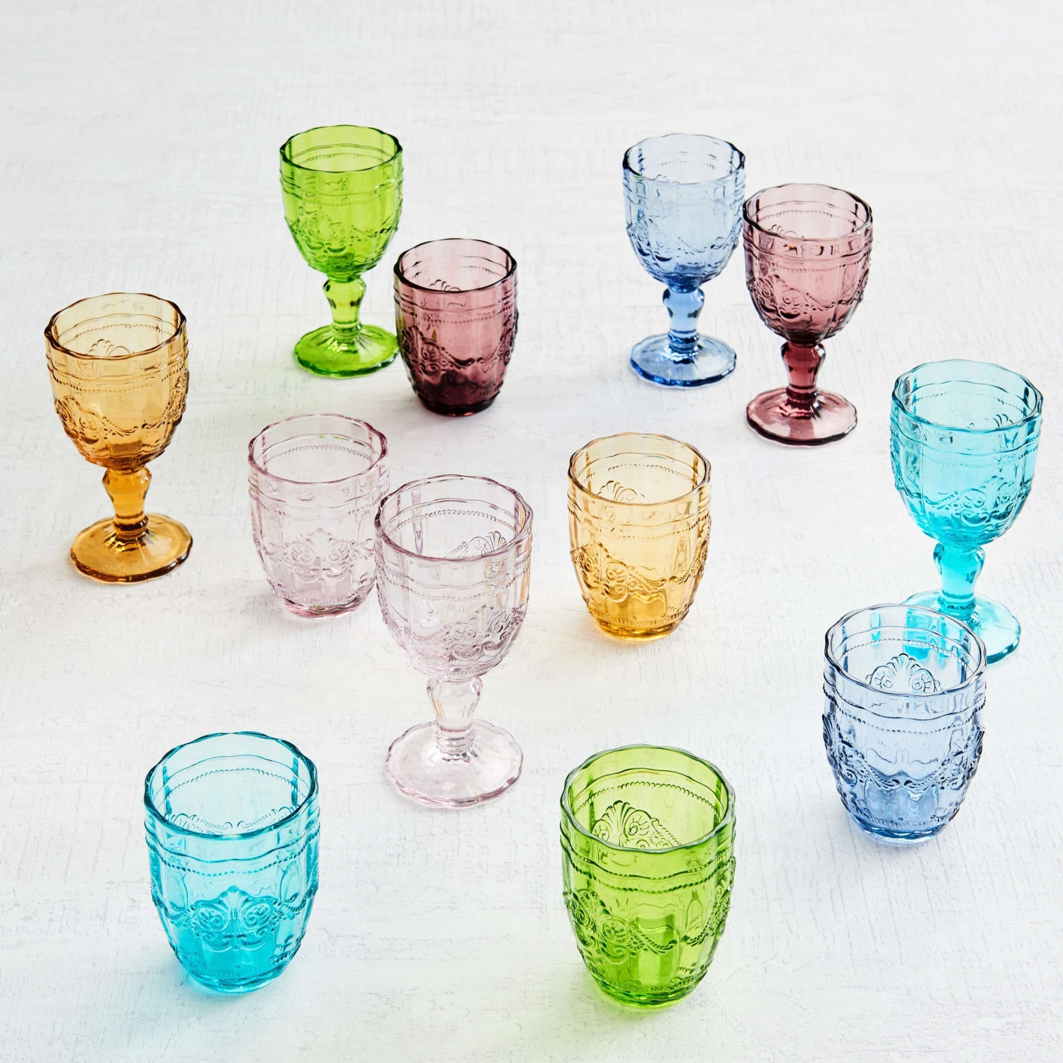 6x Weingläser 230ml VICTORIAN in Rosa 6x Weingläser 230ml VICTORIAN In Rosa -Butlers butlers 6x weinglaser 230ml victorian in rosa 1