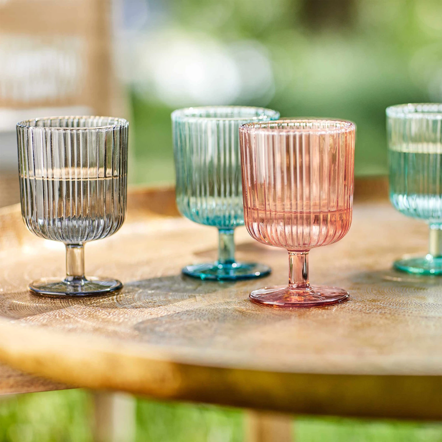 6x Weingläser mit Rillen 250ml CHELSEA in Pastellorange 6x Weingläser Mit Rillen 250ml CHELSEA In Pastellorange -Butlers butlers 6x weinglaser mit rillen 250ml chelsea in pastellorange 1