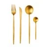 Besteck-Set 4-tlg. Matt STILETTO In Gold 2 Besteck-Set 4-tlg. Matt STILETTO In Gold -Butlers butlers besteck set 4 tlg matt stiletto in gold