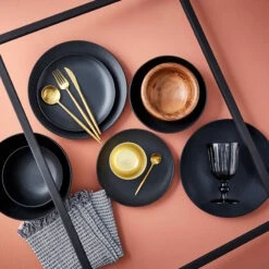 Besteck-Set 4-tlg. Matt STILETTO In Gold -Butlers butlers besteck set 4 tlg matt stiletto in gold 6