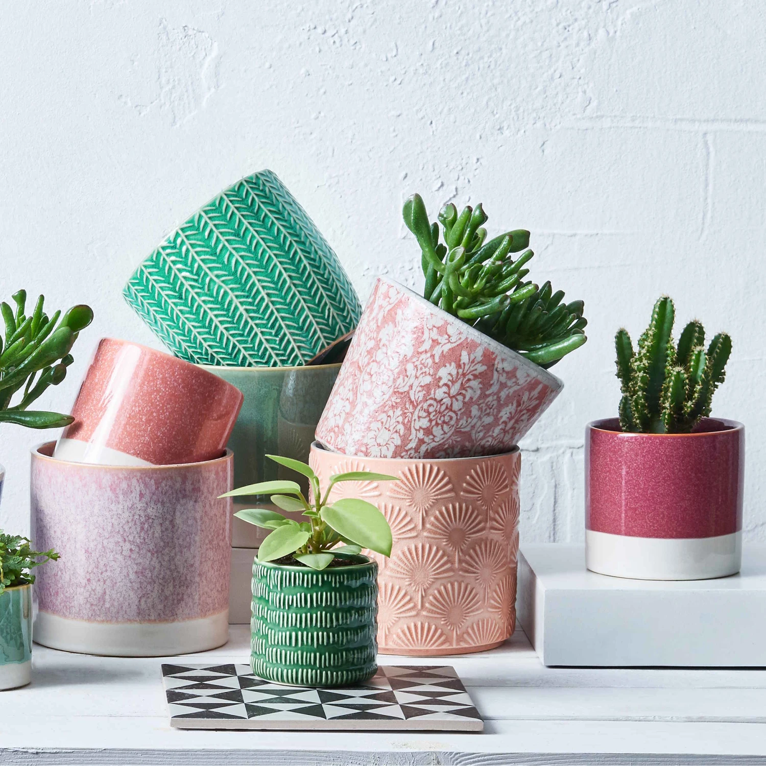 Blumentopf Ø 10 cm EARLY SPRING in Grün Blumentopf Ø 10 Cm EARLY SPRING In Grün -Butlers butlers blumentopf o 10 cm early spring in grun 1