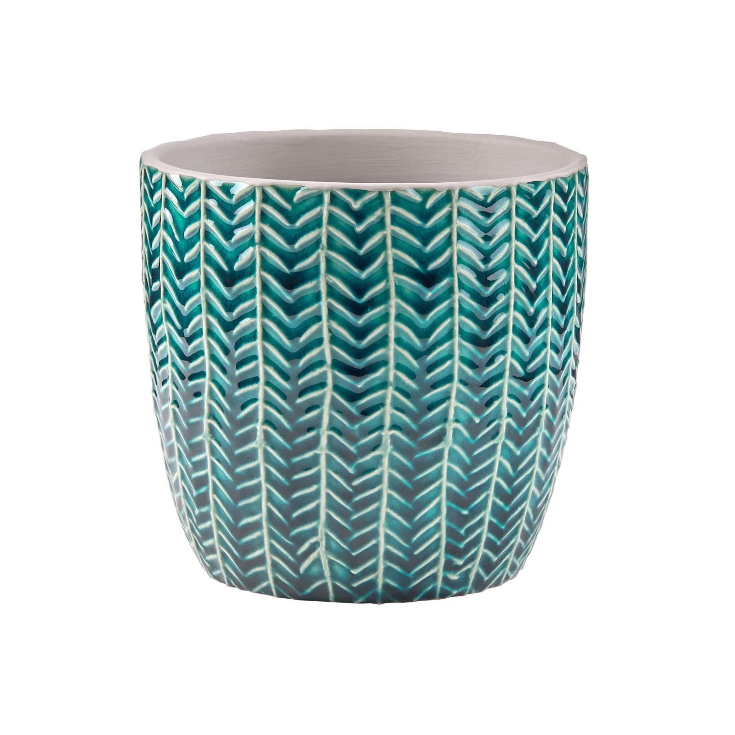 Blumentopf Ø 13,5 cm GREENDAY in Petrol Blumentopf Ø 13,5 Cm GREENDAY In Petrol -Butlers butlers blumentopf o 13 5 cm greenday in petrol