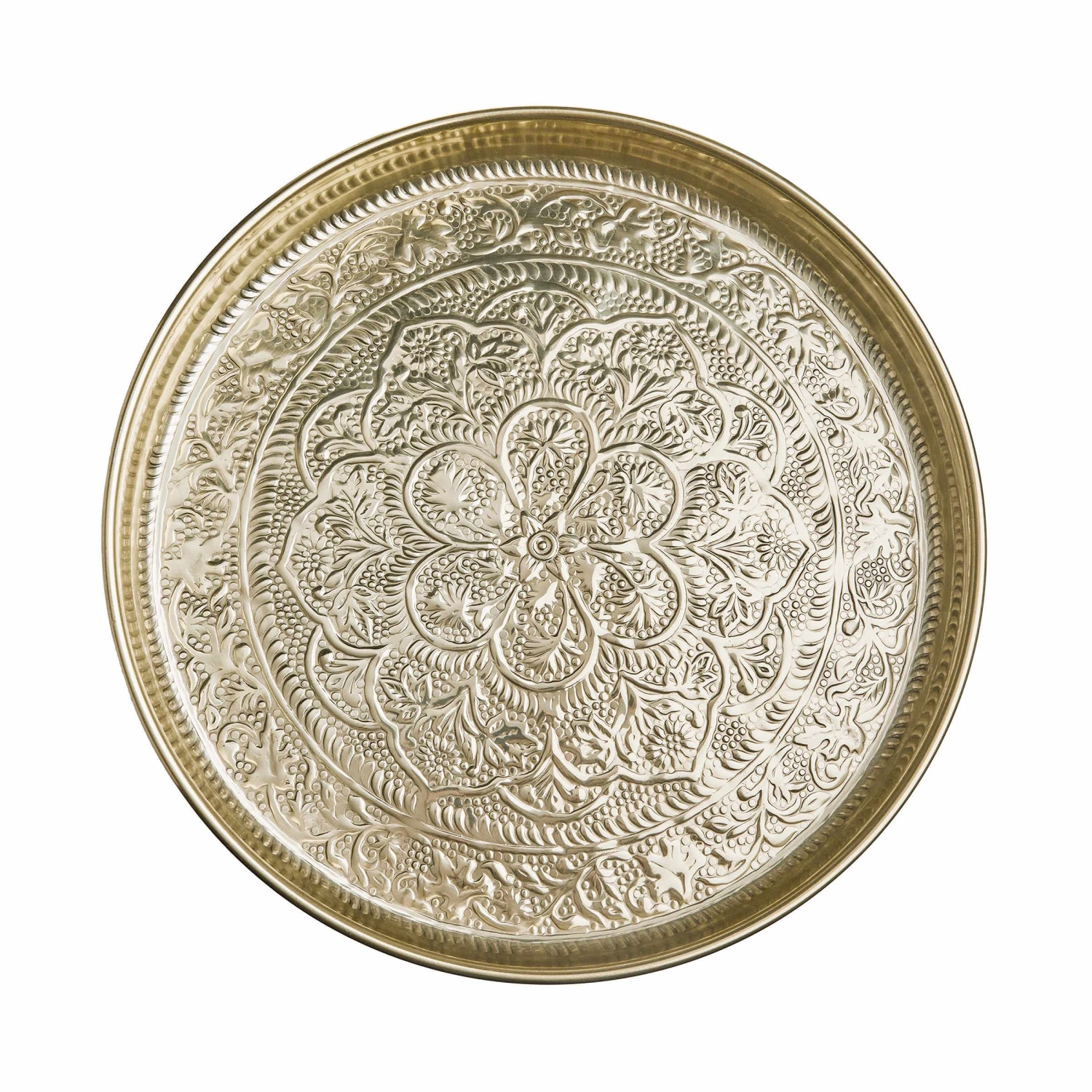 Deko Tablett Ø46cm ORIENTAL LOUNGE in Gold Deko Tablett Ø46cm ORIENTAL LOUNGE In Gold -Butlers butlers deko tablett o46cm oriental lounge in gold 1