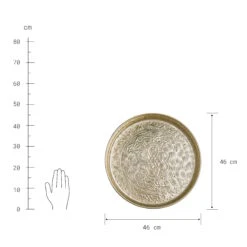 Deko Tablett Ø46cm ORIENTAL LOUNGE In Gold 4 Deko Tablett Ø46cm ORIENTAL LOUNGE In Gold -Butlers butlers deko tablett o46cm oriental lounge in gold 2