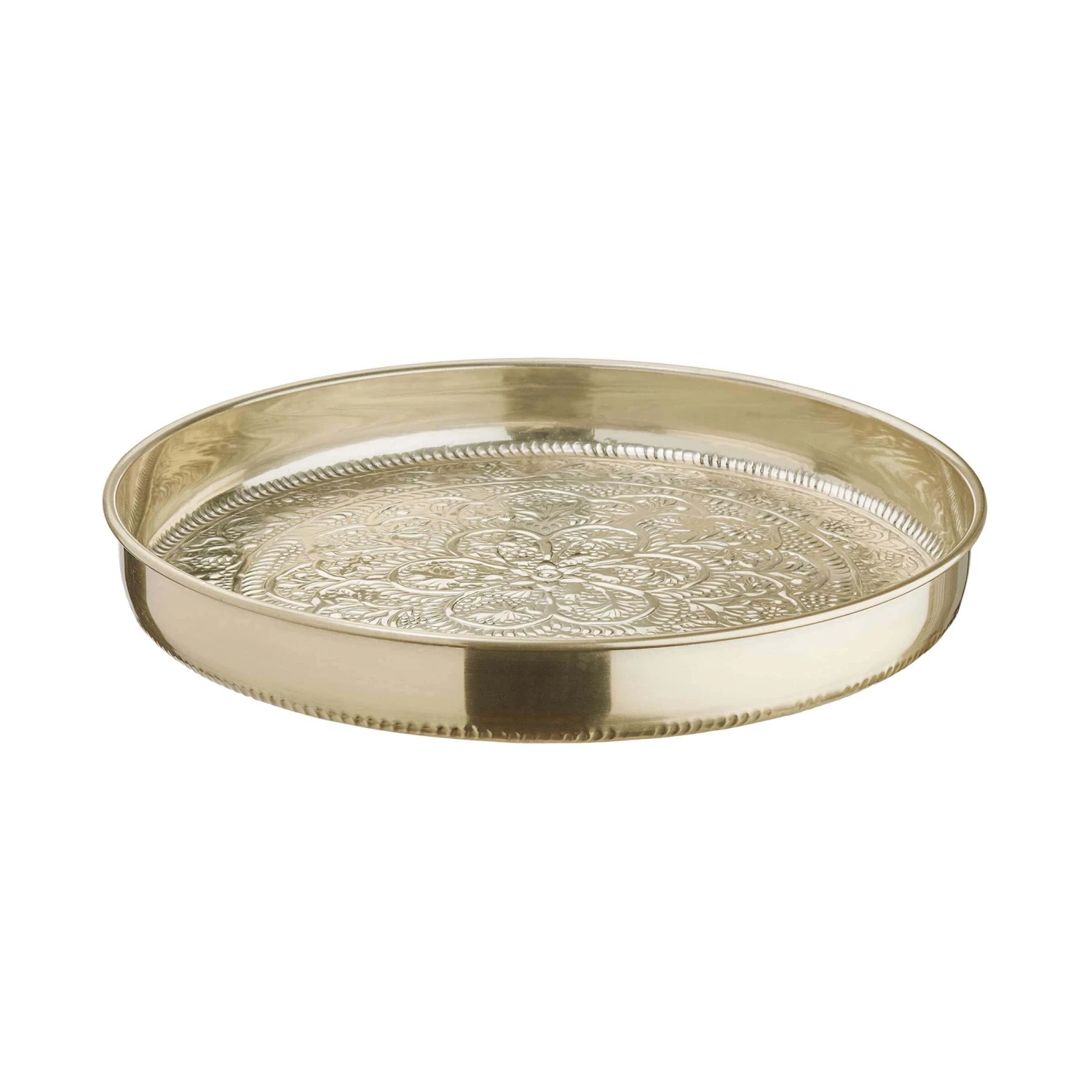 Deko Tablett Ø46cm ORIENTAL LOUNGE in Gold Deko Tablett Ø46cm ORIENTAL LOUNGE In Gold -Butlers butlers deko tablett o46cm oriental lounge in gold