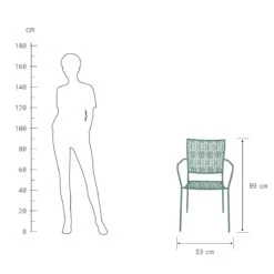 Gartenstuhl Stapelbar NANCY In Salbei -Butlers butlers gartenstuhl stapelbar nancy in salbei 2