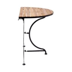 Gartentisch Halbrund PARKLIFE In Schwarz-Natur -Butlers butlers gartentisch halbrund parklife in schwarz natur 3