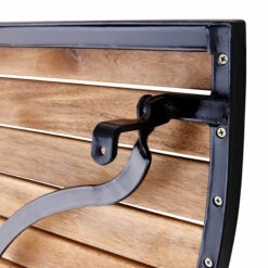 Gartentisch Halbrund PARKLIFE In Schwarz-Natur -Butlers butlers gartentisch halbrund parklife in schwarz natur 7