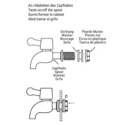 Getränkespender 2-teilig REFRESH In Transparent 12 Getränkespender 2-teilig REFRESH In Transparent -Butlers butlers getrankespender 2 teilig refresh in transparent 10