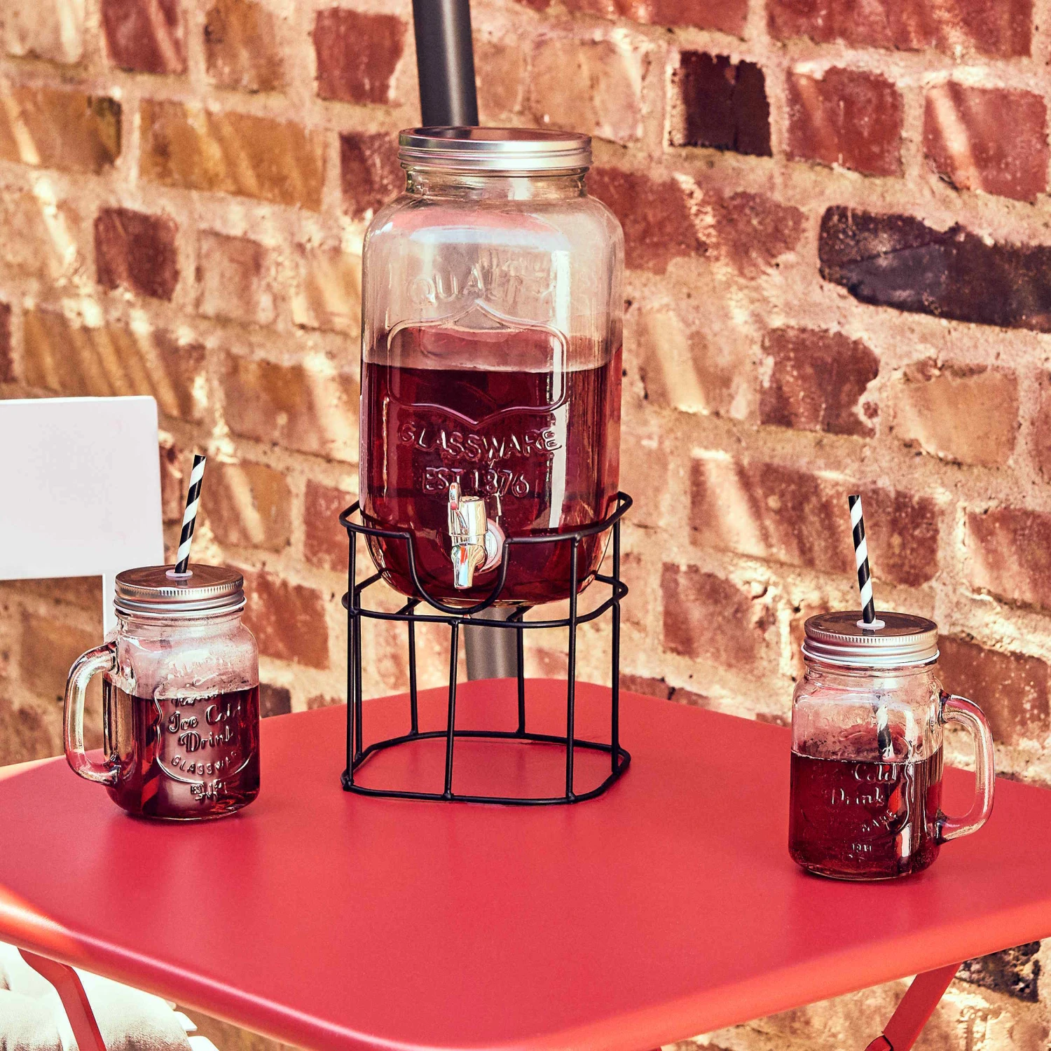 Getränkespender 2-teilig REFRESH in Transparent Getränkespender 2-teilig REFRESH In Transparent -Butlers butlers getrankespender 2 teilig refresh in transparent 5