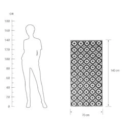 In- & Outdoor-Läufer Mosaik L 140 X B 70cm COLOUR CLASH In Schwarz-Weiß 4 In- & Outdoor-Läufer Mosaik L 140 X B 70cm COLOUR CLASH In Schwarz-Weiß -Butlers butlers in and outdoor laufer mosaik l 140 x b 70cm colour clash in schwarz weiss 2