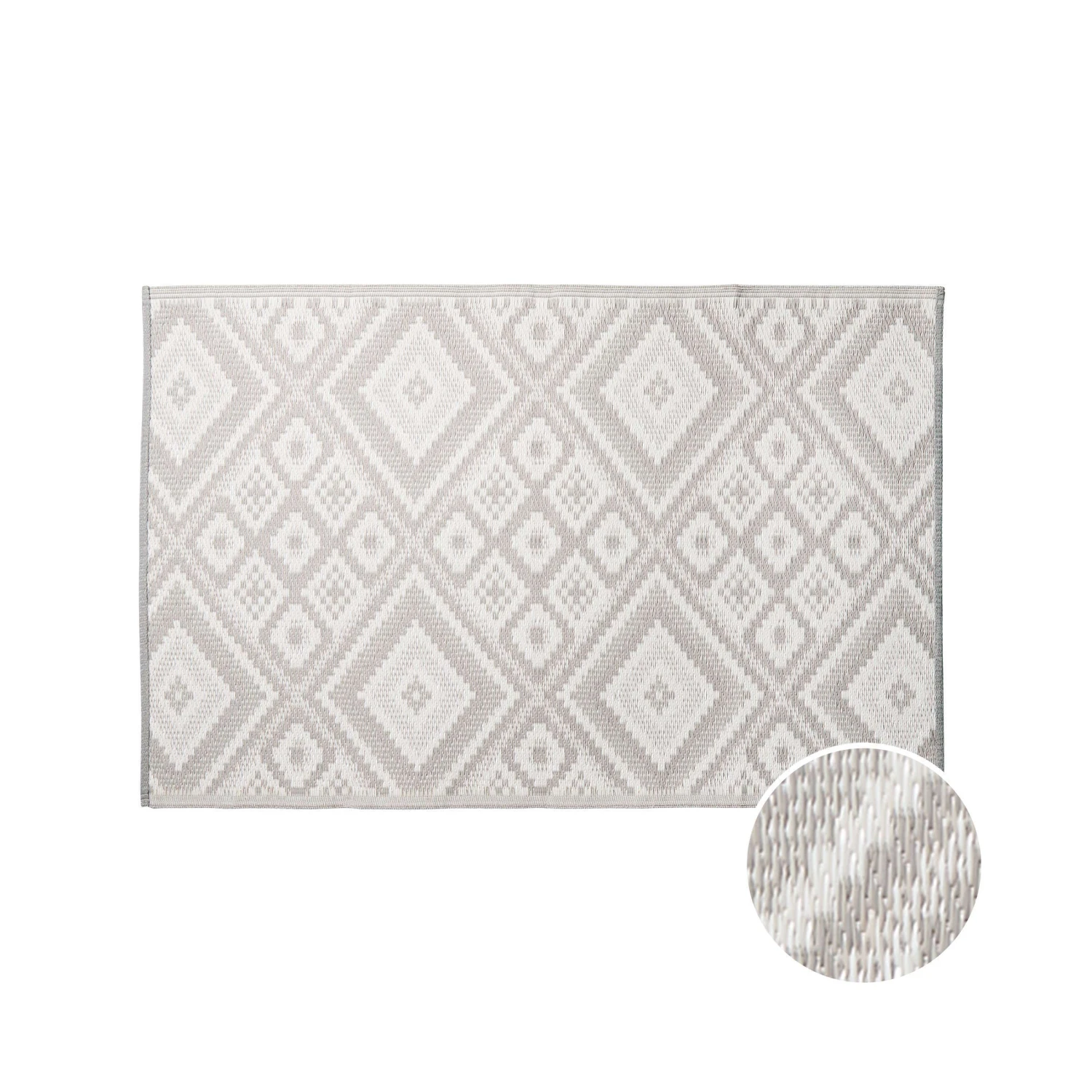 In- & Outdoor-Teppich Ethno L 150 x B 90cm COLOUR CLASH in Grau In- & Outdoor-Teppich Ethno L 150 X B 90cm COLOUR CLASH In Grau -Butlers butlers in and outdoor teppich ethno l 150 x b 90cm colour clash in grau