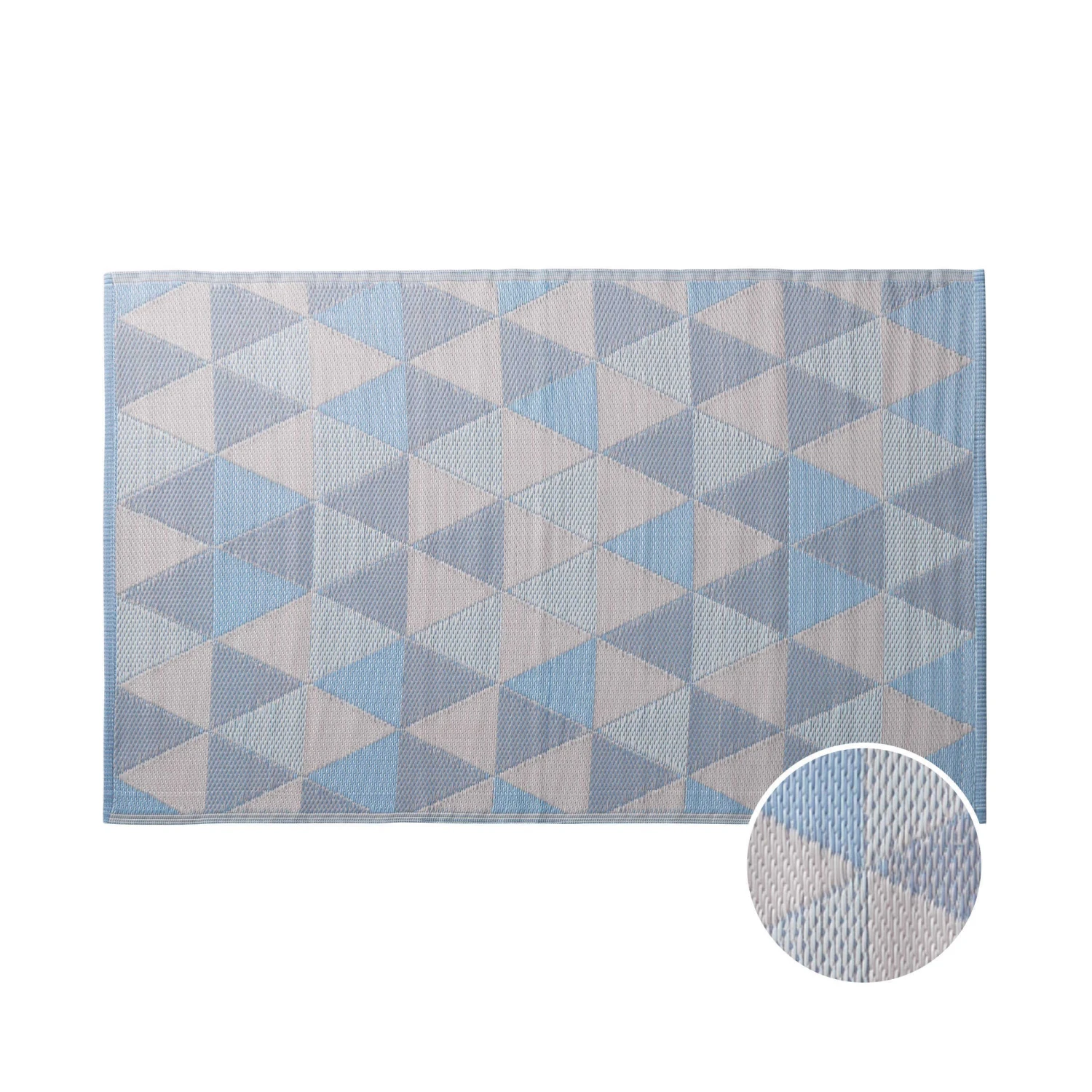 In- & Outdoorteppich Dreiecke L 180 x B 120cm COLOUR CLASH in Pastellblau In- & Outdoorteppich Dreiecke L 180 X B 120cm COLOUR CLASH In Pastellblau -Butlers butlers in and outdoorteppich dreiecke l 180 x b 120cm colour clash in pastellblau
