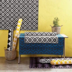 In- & Outdoorteppich Mosaik L 180 X B 120cm COLOUR CLASH In Schwarz 7 In- & Outdoorteppich Mosaik L 180 X B 120cm COLOUR CLASH In Schwarz -Butlers butlers in and outdoorteppich mosaik l 180 x b 120cm colour clash in schwarz 5