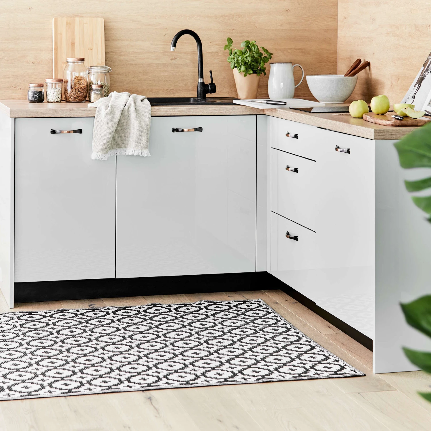 In- & Outdoorteppich Mosaik L 180 x B 120cm COLOUR CLASH in Schwarz In- & Outdoorteppich Mosaik L 180 X B 120cm COLOUR CLASH In Schwarz -Butlers butlers in and outdoorteppich mosaik l 180 x b 120cm colour clash in schwarz 9