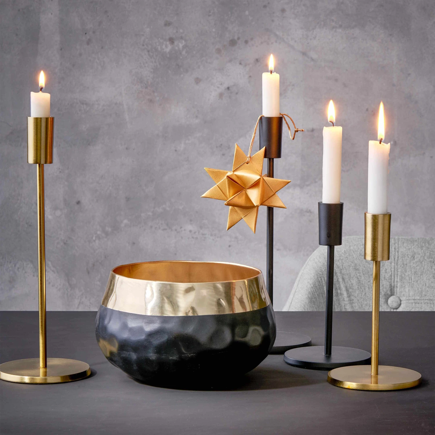 Kerzenhalter Höhe 19cm HIGHLIGHT in Gold Kerzenhalter Höhe 19cm HIGHLIGHT In Gold -Butlers butlers kerzenhalter hohe 19cm highlight in gold 4