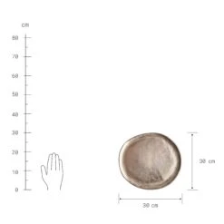 Kerzenteller Organisch Ø30cm BANQUET In Gold 4 Kerzenteller Organisch Ø30cm BANQUET In Gold -Butlers butlers kerzenteller organisch o30cm banquet in gold 2