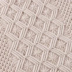 Kissen ZickZack L 45 X B 45cm MACRAMÉ In Creme -Butlers butlers kissen zickzack l 45 x b 45cm macrame in creme 4