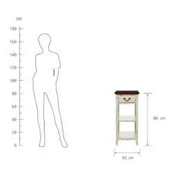 Konsole CABOTT COVE In Creme-Braun 5 Konsole CABOTT COVE In Creme-Braun -Butlers butlers konsole cabott cove in creme braun 3