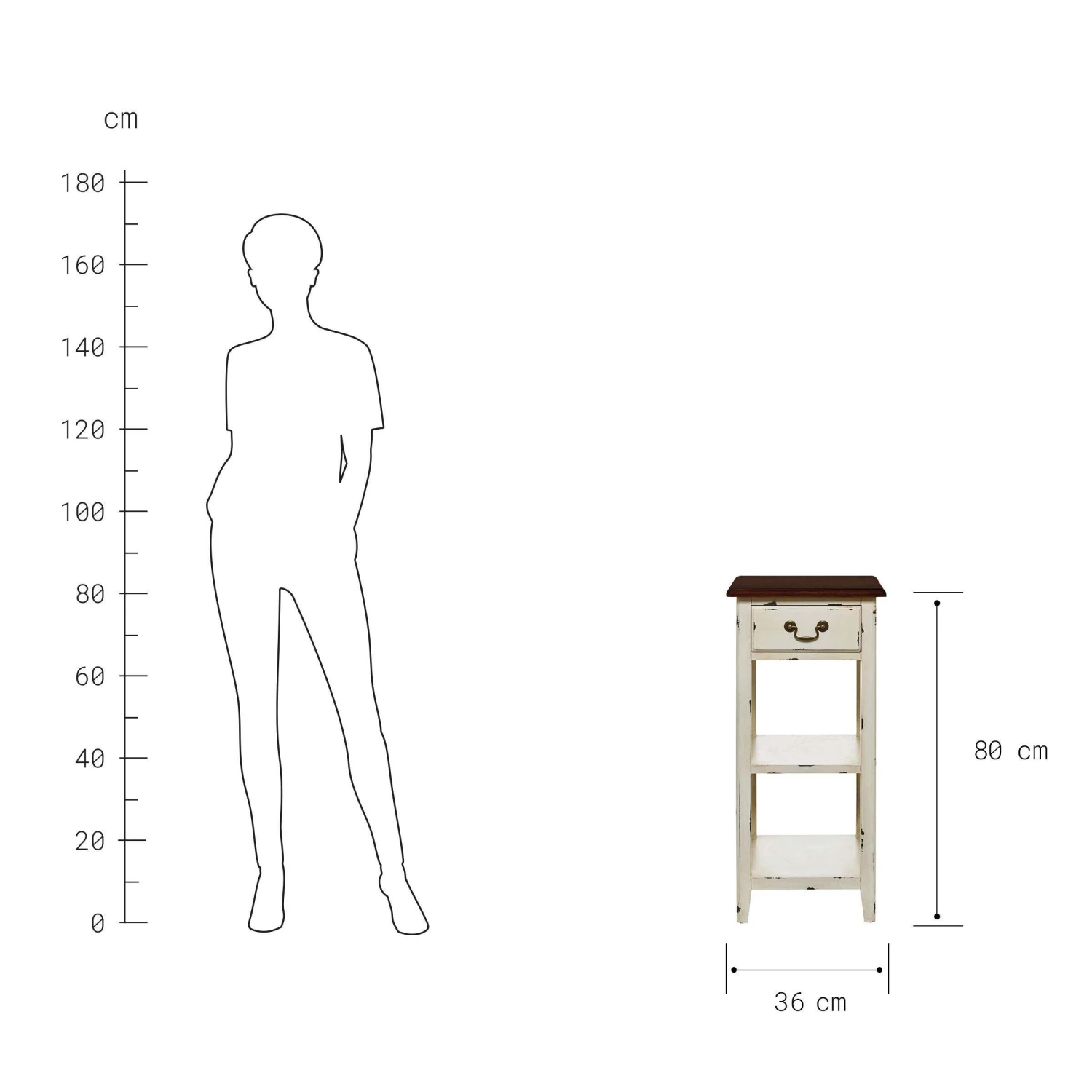 Konsole CABOTT COVE in Creme-Braun Konsole CABOTT COVE In Creme-Braun -Butlers butlers konsole cabott cove in creme braun 3