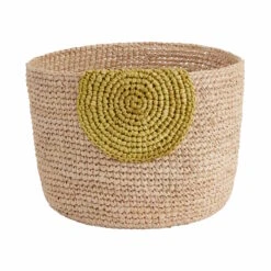 Korb Handgefertigt Aus Raffia Ø13cm ISALO In Natur-Gelb 4 Korb Handgefertigt Aus Raffia Ø13cm ISALO In Natur-Gelb -Butlers butlers korb handgefertigt aus raffia o13cm isalo in natur gelb 2