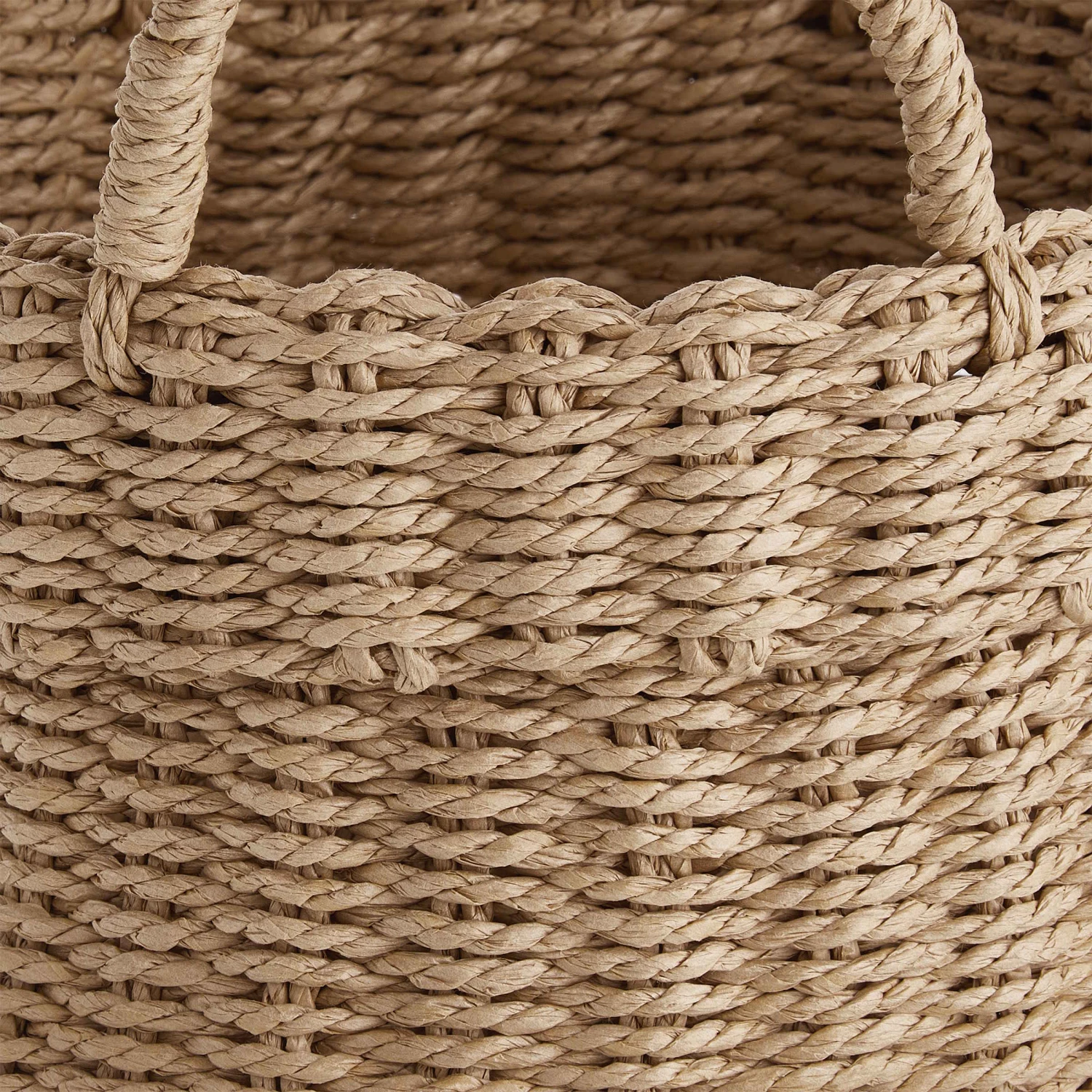 Korb Ø23cm PAPER BRAID in Natur Korb Ø23cm PAPER BRAID In Natur -Butlers butlers korb o23cm paper braid in natur 4