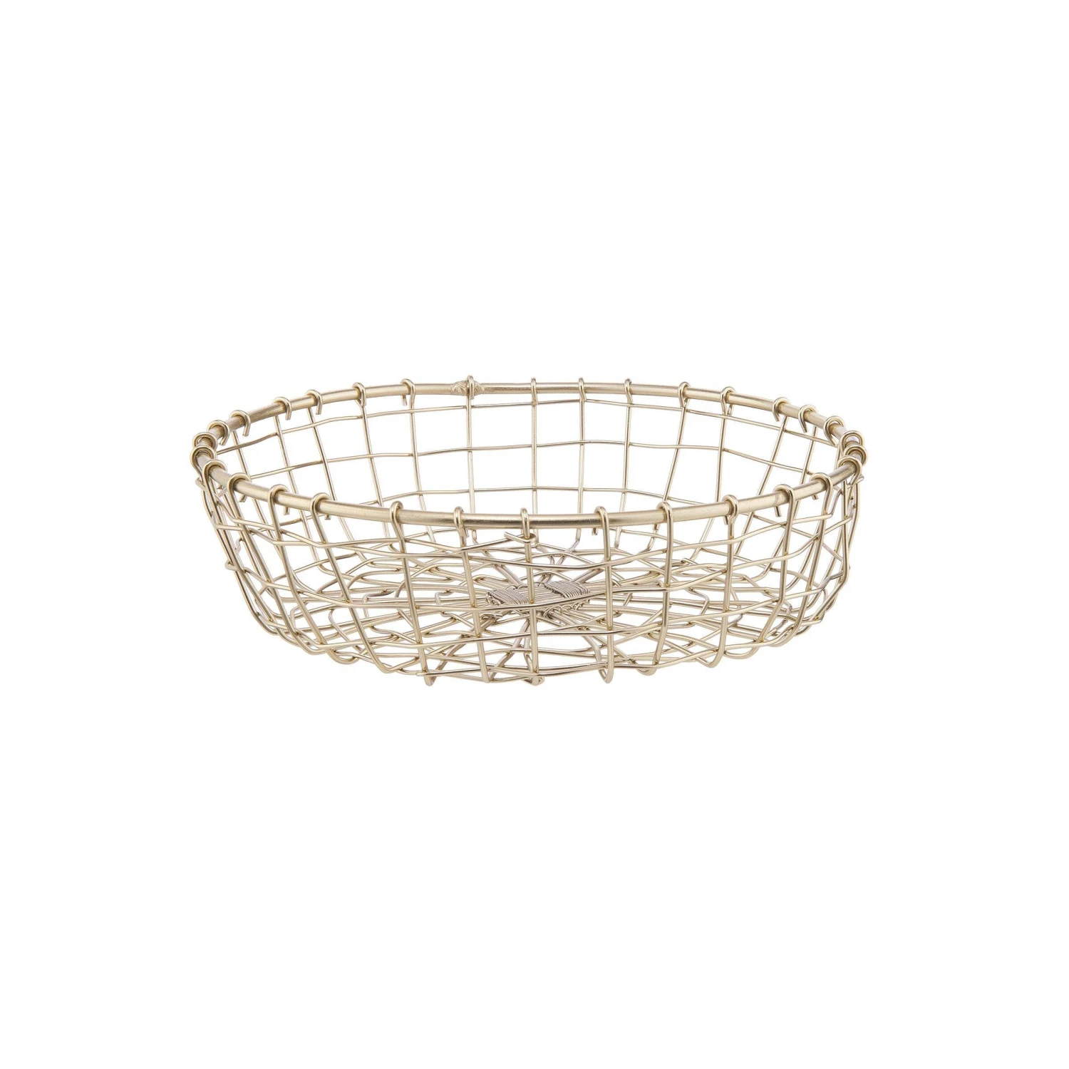 Korb rund Ø20cm GRID in Gold Korb Rund Ø20cm GRID In Gold -Butlers butlers korb rund o20cm grid in gold