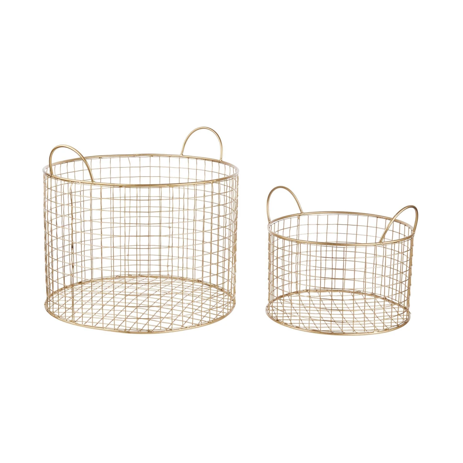 Korb rund Ø30cm HOOP in Gold Korb Rund Ø30cm HOOP In Gold -Butlers butlers korb rund o30cm hoop in gold 1