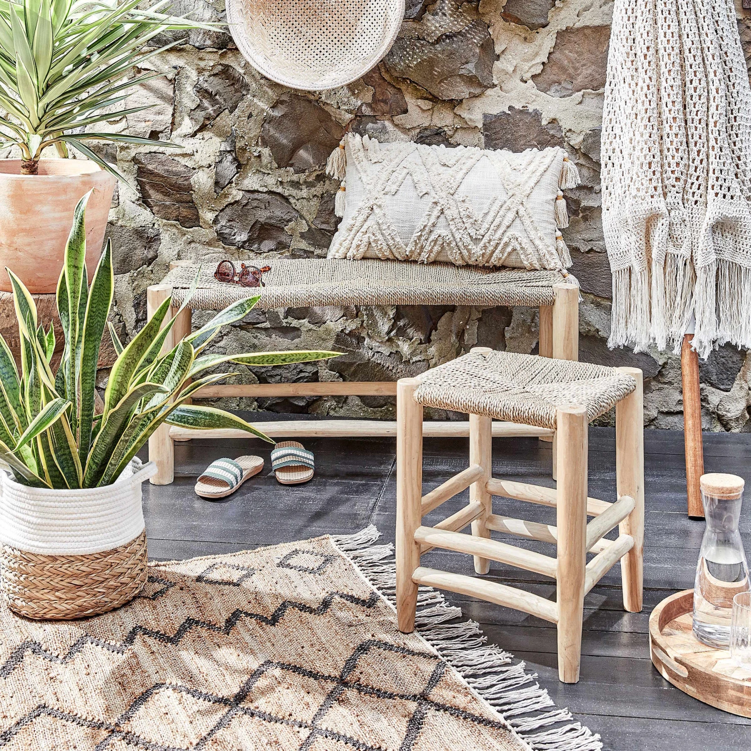 Korb rund Ø35cm COTTON BRAID in Natur-Weiß Korb Rund Ø35cm COTTON BRAID In Natur-Weiß -Butlers butlers korb rund o35cm cotton braid in natur weiss 4