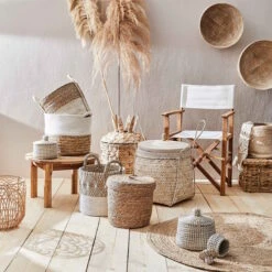 Korb Rund Ø35cm COTTON BRAID In Natur-Weiß 7 Korb Rund Ø35cm COTTON BRAID In Natur-Weiß -Butlers butlers korb rund o35cm cotton braid in natur weiss 5