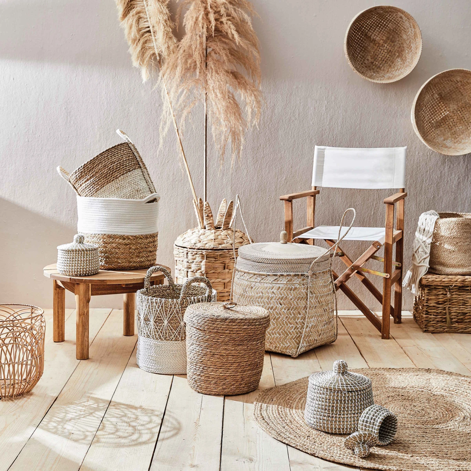 Korb rund Ø35cm COTTON BRAID in Natur-Weiß Korb Rund Ø35cm COTTON BRAID In Natur-Weiß -Butlers butlers korb rund o35cm cotton braid in natur weiss 5