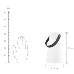 LED-Outdoor Lampe Mit 8-fachem Farbwechsel LIGHT UP In Weiß 4 LED-Outdoor Lampe Mit 8-fachem Farbwechsel LIGHT UP In Weiß -Butlers butlers led outdoor lampe mit 8 fachem farbwechsel light up in weiss 2