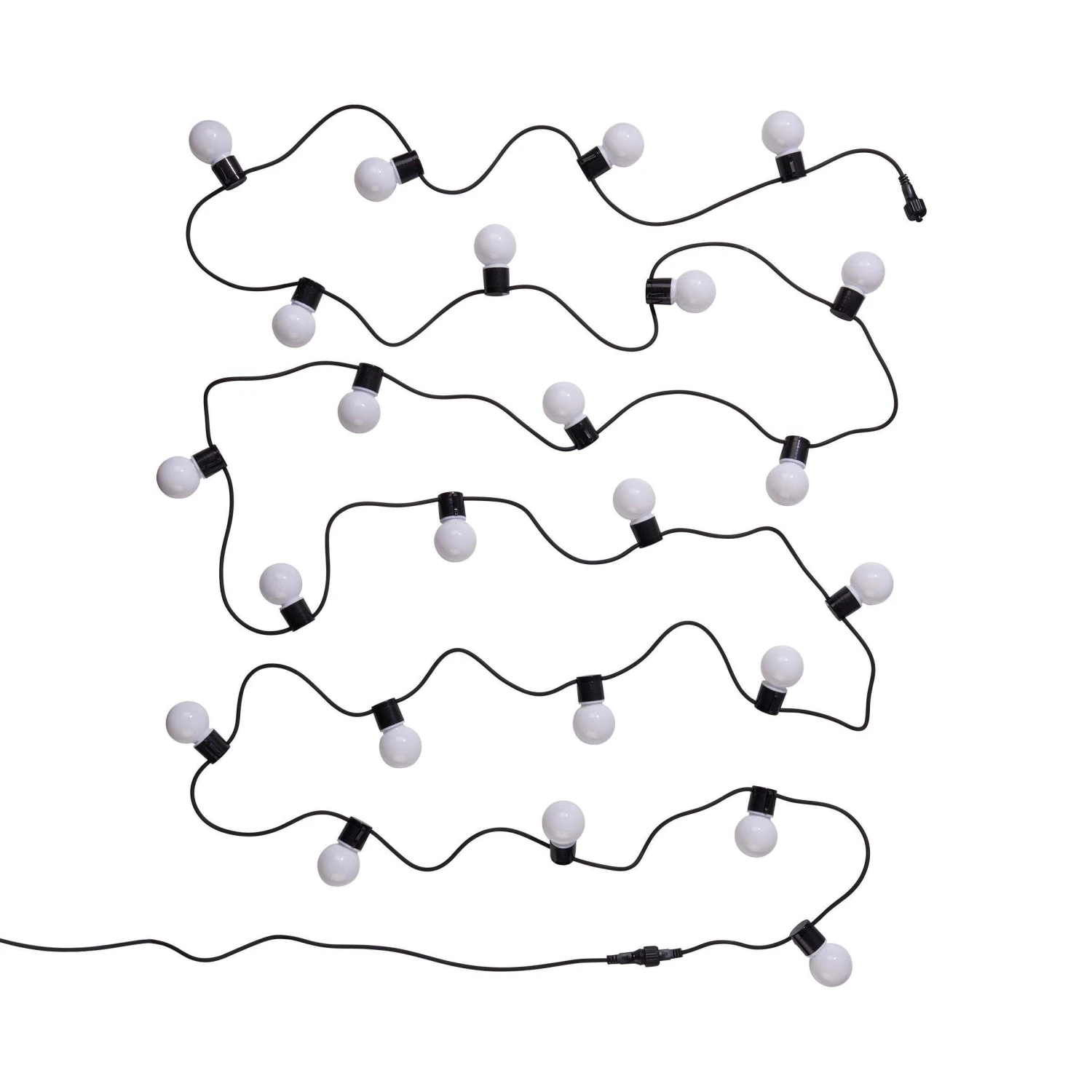Lichterkette 24 Lichter Outdoor Länge 11m SUNSET in Schwarz-Weiß Lichterkette 24 Lichter Outdoor Länge 11m SUNSET In Schwarz-Weiß -Butlers butlers lichterkette 24 lichter outdoor lange 11m sunset in schwarz weiss 1