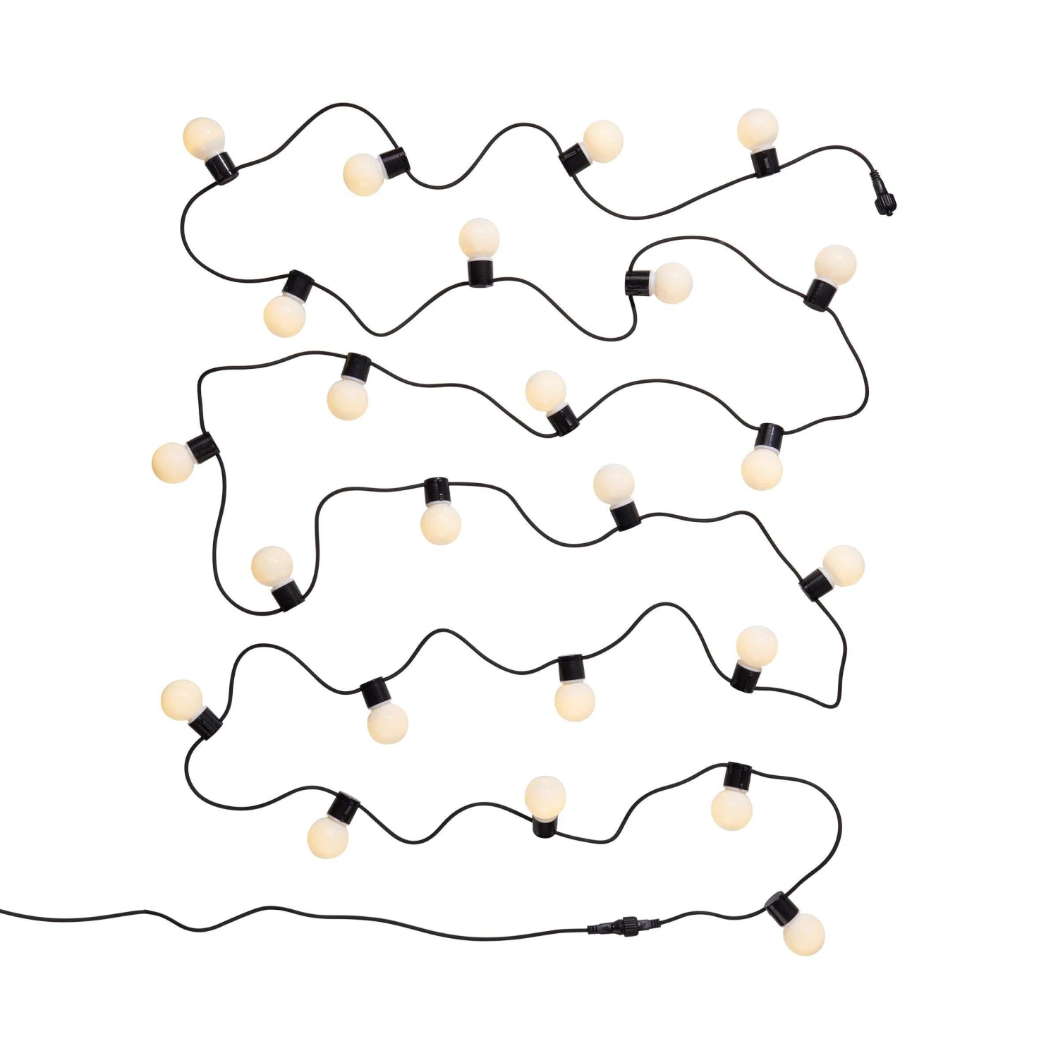Lichterkette 24 Lichter Outdoor Länge 11m SUNSET in Schwarz-Weiß Lichterkette 24 Lichter Outdoor Länge 11m SUNSET In Schwarz-Weiß -Butlers butlers lichterkette 24 lichter outdoor lange 11m sunset in schwarz weiss 2
