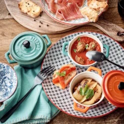 Butlers -Butlers butlers mini auflaufform rund 190ml cest si bon in orange 1