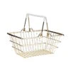 Mini Einkaufskorb B 18 X T 13cm SUPERMARKET In Gold -Butlers butlers mini einkaufskorb b 18 x t 13cm supermarket in gold