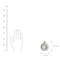 Mini Vase Höhe 8cm LOOPY In Hellgrau 5 Mini Vase Höhe 8cm LOOPY In Hellgrau -Butlers butlers mini vase hohe 8cm loopy in hellgrau 3