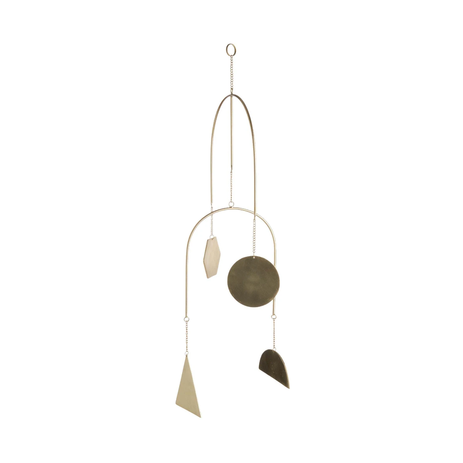 Mobile 4 Ornamente Länge 48cm PEACEFUL HOME in Gold Mobile 4 Ornamente Länge 48cm PEACEFUL HOME In Gold -Butlers butlers mobile 4 ornamente lange 48cm peaceful home in gold 1