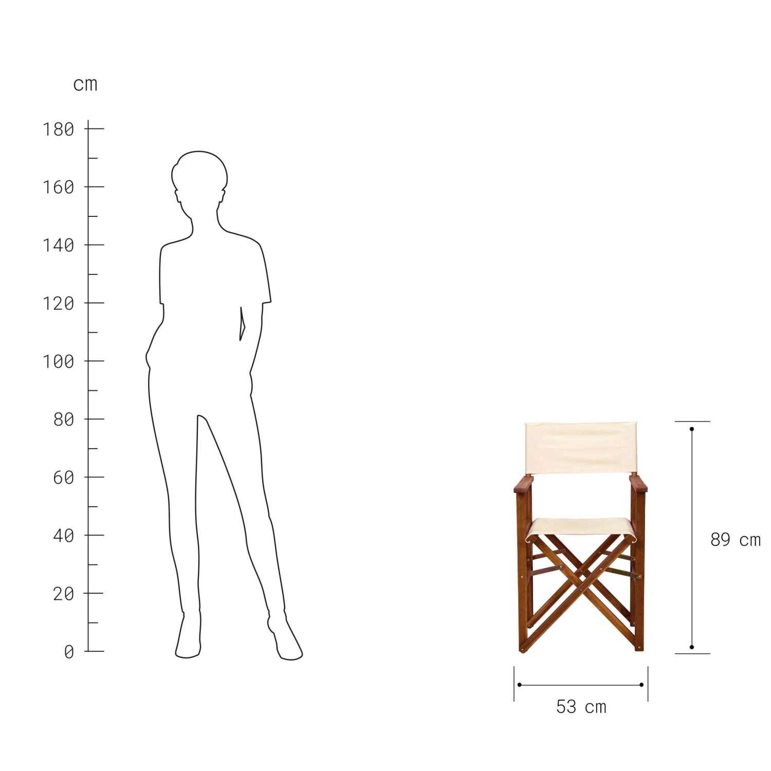 Regiestuhl HOLLYWOOD in Creme Regiestuhl HOLLYWOOD In Creme -Butlers butlers regiestuhl hollywood in creme 3