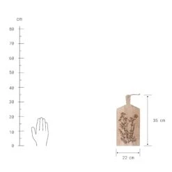 Schneidebrett Blumen L 35 X B 22cm FINE CUT In Braun 5 Schneidebrett Blumen L 35 X B 22cm FINE CUT In Braun -Butlers butlers schneidebrett blumen l 35 x b 22cm fine cut in braun 3