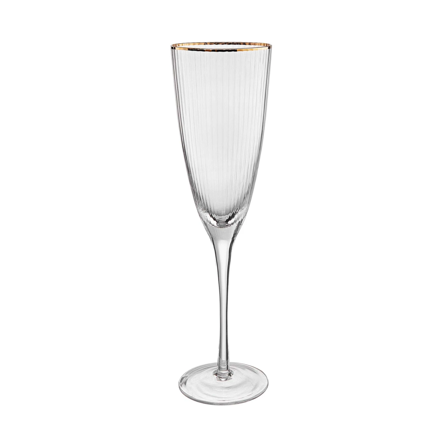 Sektglas mit Goldrand und Rillen 250ml GOLDEN TWENTIES in Transparent Sektglas Mit Goldrand Und Rillen 250ml GOLDEN TWENTIES In Transparent -Butlers butlers sektglas mit goldrand und rillen 250ml golden twenties in transparent