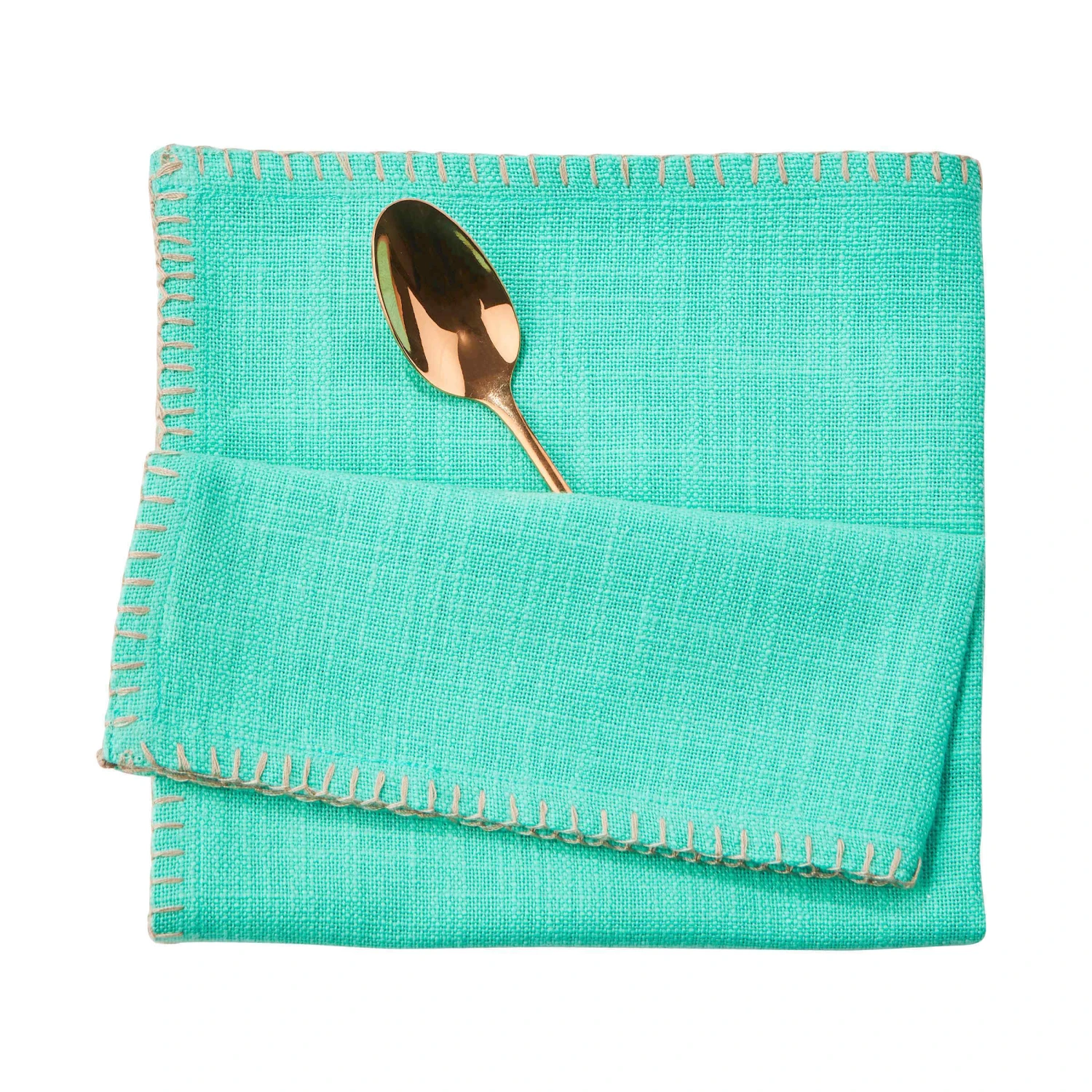 Serviette L 42 x B 42cm FINCA in Türkis Serviette L 42 X B 42cm FINCA In Türkis -Butlers butlers serviette l 42 x b 42cm finca in turkis