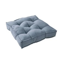 Sitzkissen L 40 X B 40cm SOLID In Blau 4 Sitzkissen L 40 X B 40cm SOLID In Blau -Butlers butlers sitzkissen l 40 x b 40cm solid in blau 2