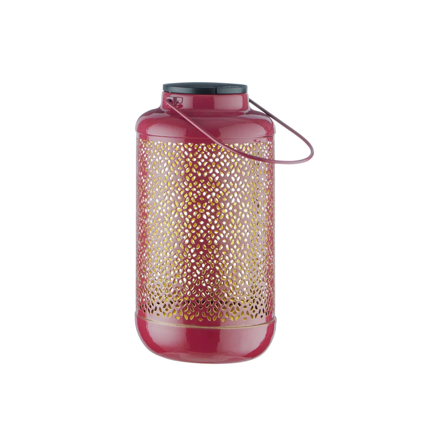 Solar-Laterne H 24cm SOLANA in Lila-Gold Solar-Laterne H 24cm SOLANA In Lila-Gold -Butlers butlers solar laterne h 24cm solana in lila gold 2