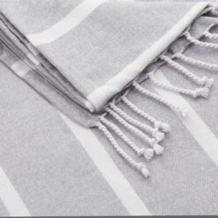 Strandtuch L 200 X B 180cm SURFSIDE In Hellgrau 6 Strandtuch L 200 X B 180cm SURFSIDE In Hellgrau -Butlers butlers strandtuch l 200 x b 180cm surfside in hellgrau 4