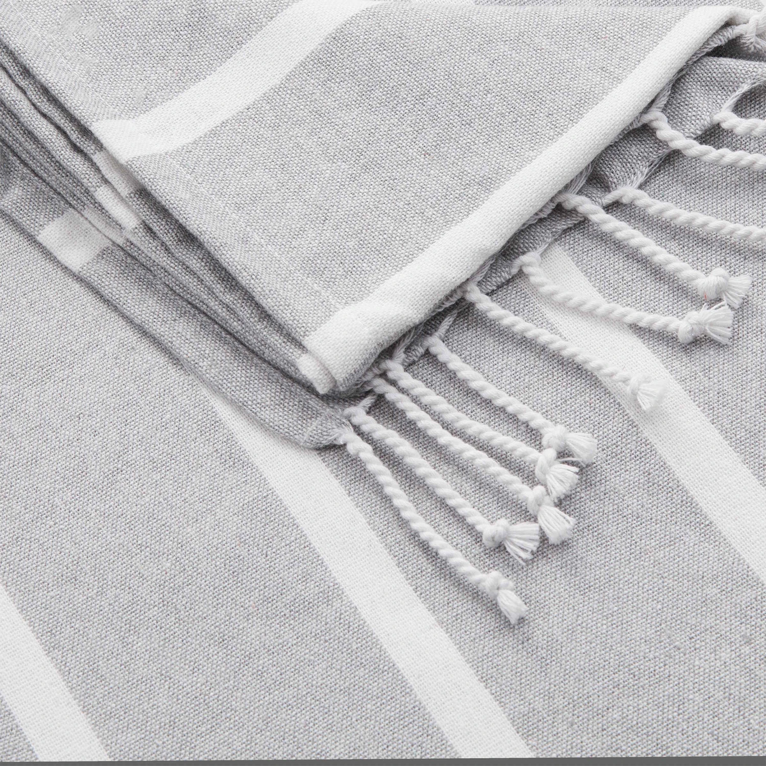 Strandtuch L 200 x B 180cm SURFSIDE in Hellgrau Strandtuch L 200 X B 180cm SURFSIDE In Hellgrau -Butlers butlers strandtuch l 200 x b 180cm surfside in hellgrau 4
