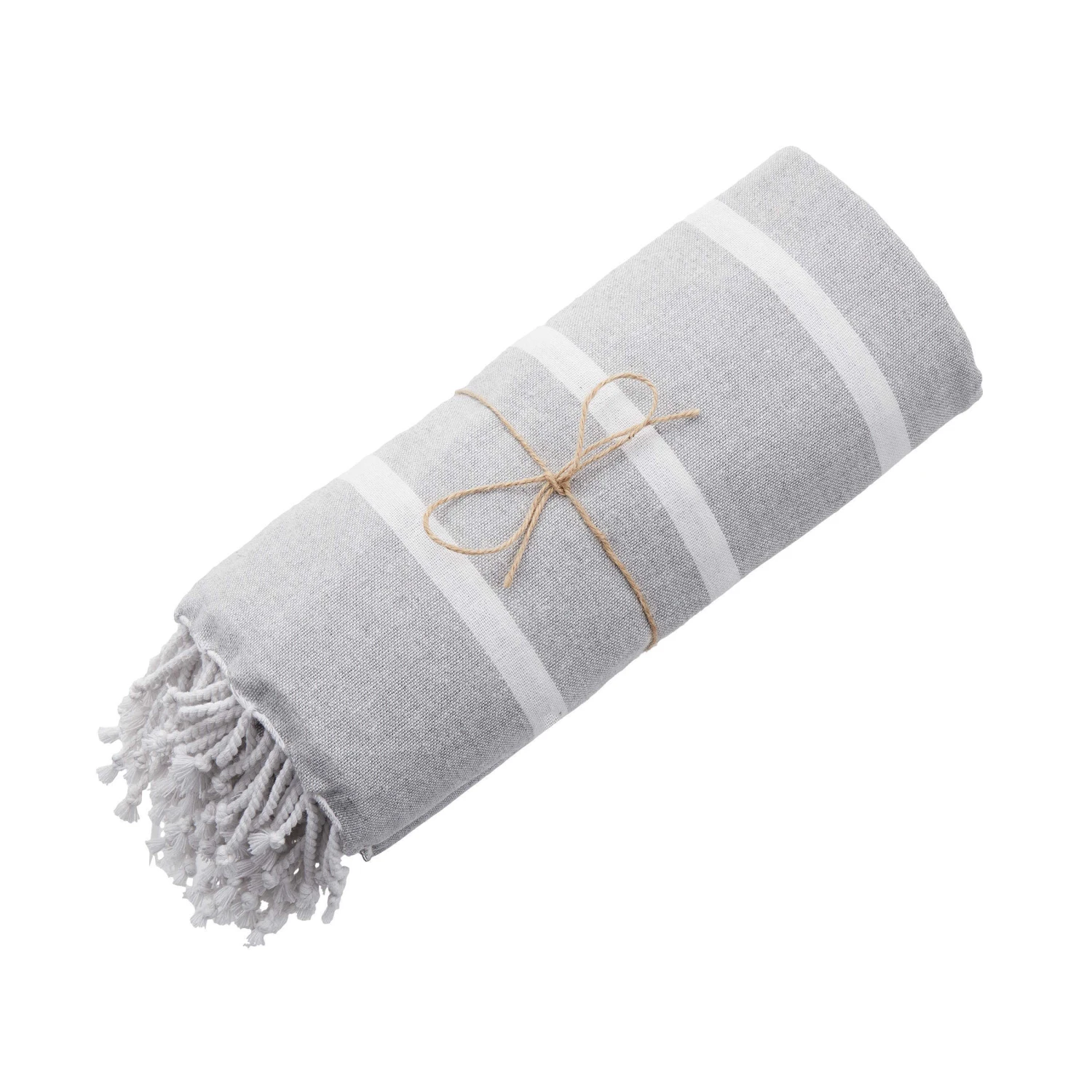 Strandtuch L 200 x B 180cm SURFSIDE in Hellgrau Strandtuch L 200 X B 180cm SURFSIDE In Hellgrau -Butlers butlers strandtuch l 200 x b 180cm surfside in hellgrau 5