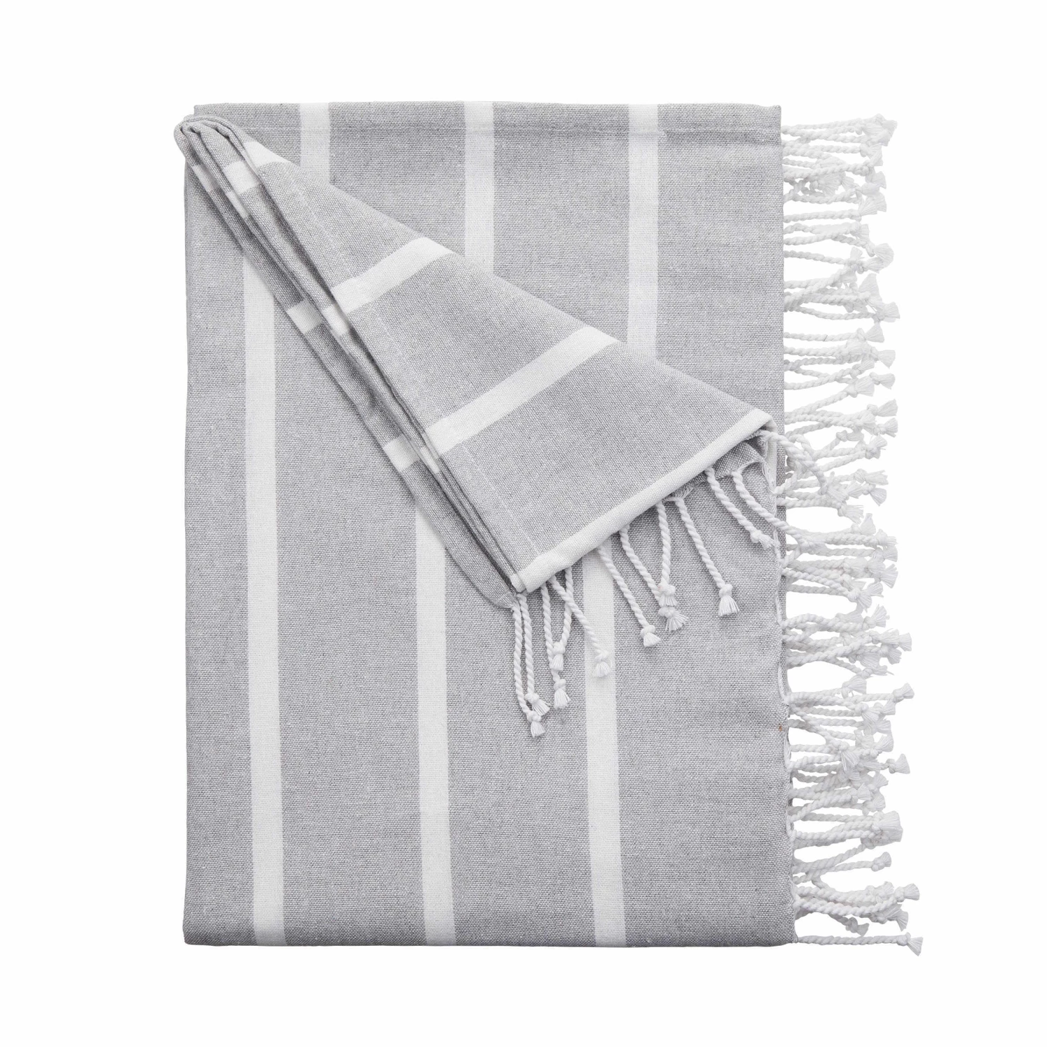 Strandtuch L 200 x B 180cm SURFSIDE in Hellgrau Strandtuch L 200 X B 180cm SURFSIDE In Hellgrau -Butlers butlers strandtuch l 200 x b 180cm surfside in hellgrau